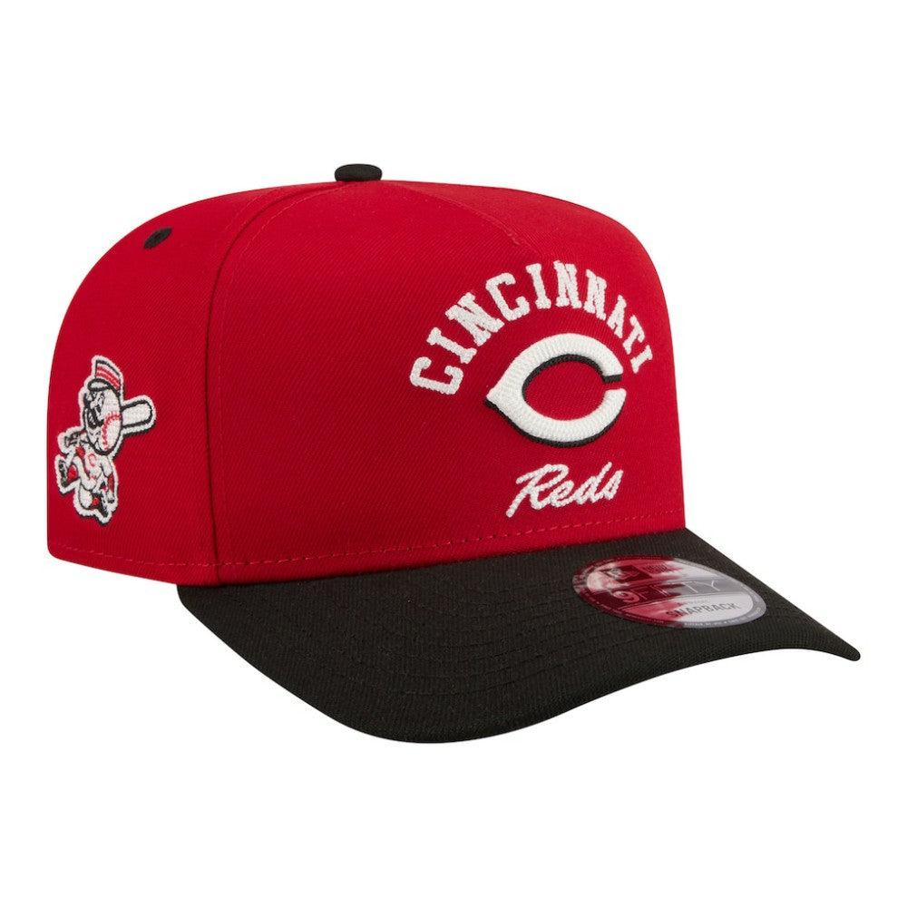 Cincinnati Reds Arched A-Frame 9FIFTY Adjustable Hat - Red | New Era