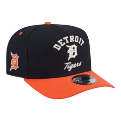 Detroit Tigers Arched A-Frame 9FIFTY Adjustable Hat - Navy/Orange | New Era