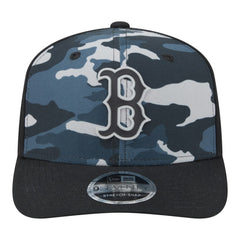 Boston Red Sox Tonal Camo 9SEVENTY Stretch-Snap Hat - Black | New Era