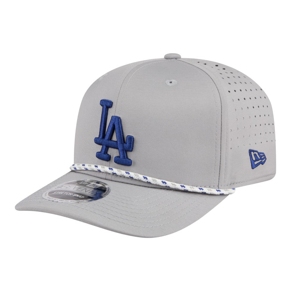 Los Angeles Dodgers Sport Rope 9SEVENTY Adjustable Hat - Gray | New Era