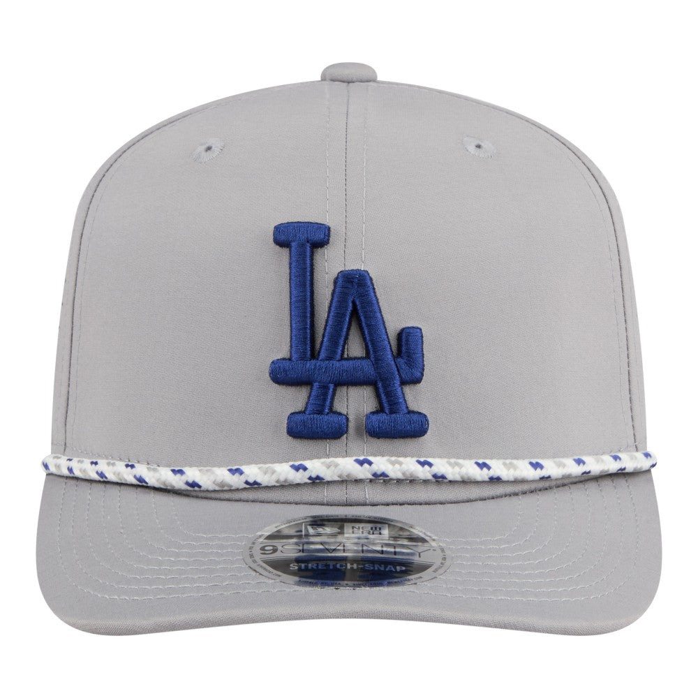 Los Angeles Dodgers Sport Rope 9SEVENTY Adjustable Hat - Gray | New Era