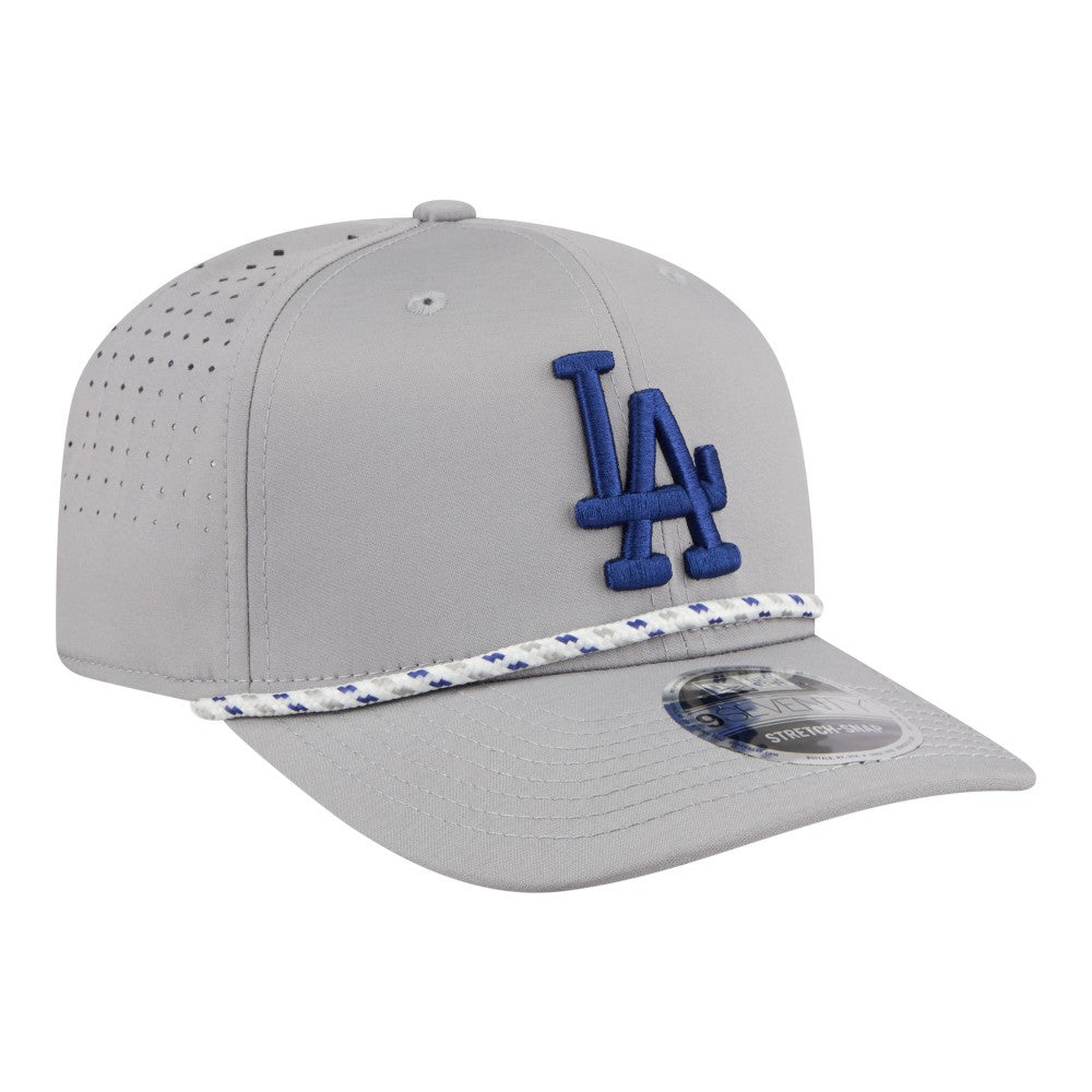 Los Angeles Dodgers Sport Rope 9SEVENTY Adjustable Hat - Gray | New Era