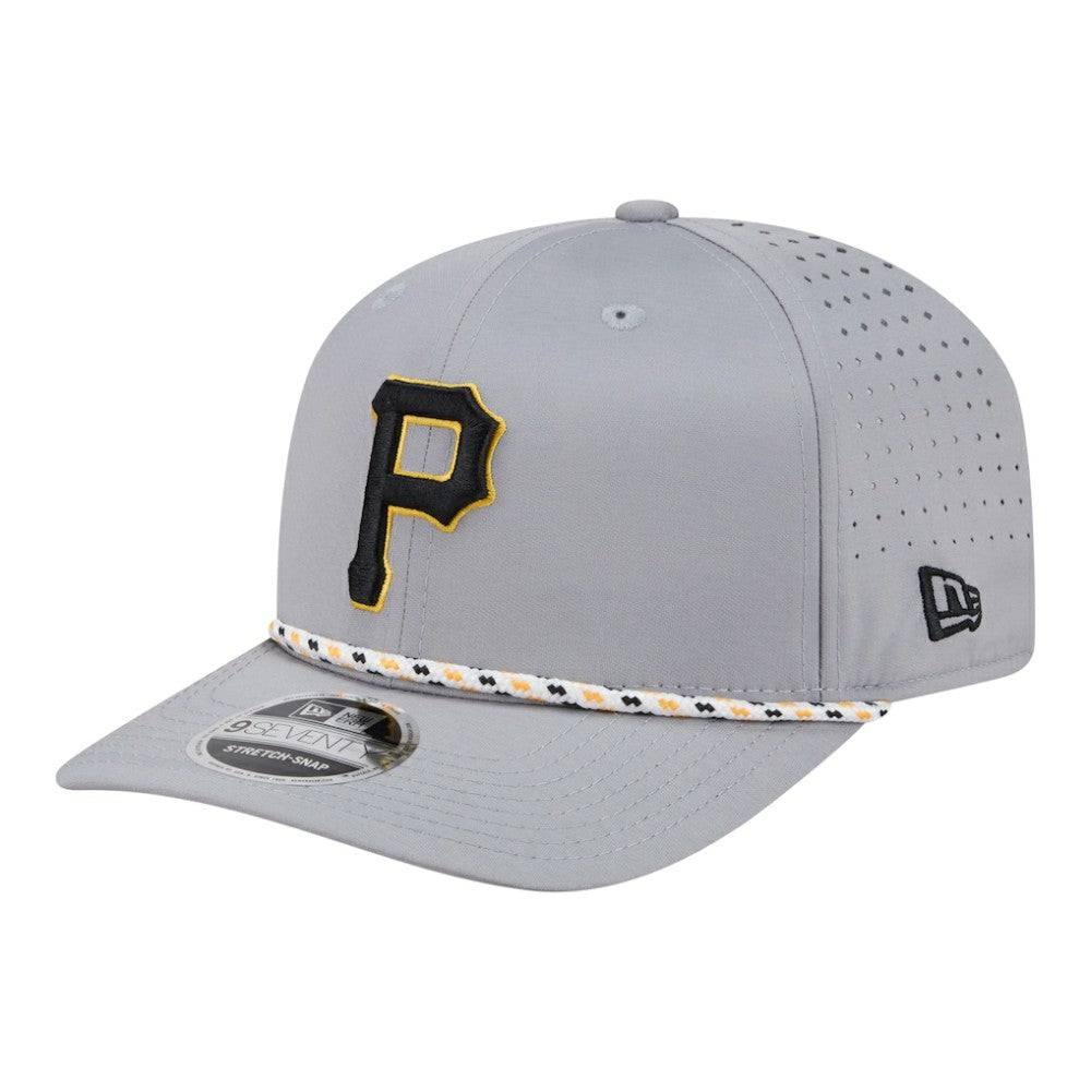 Pittsburgh Pirates Sport Rope 9SEVENTY Adjustable Hat - Gray | New Era