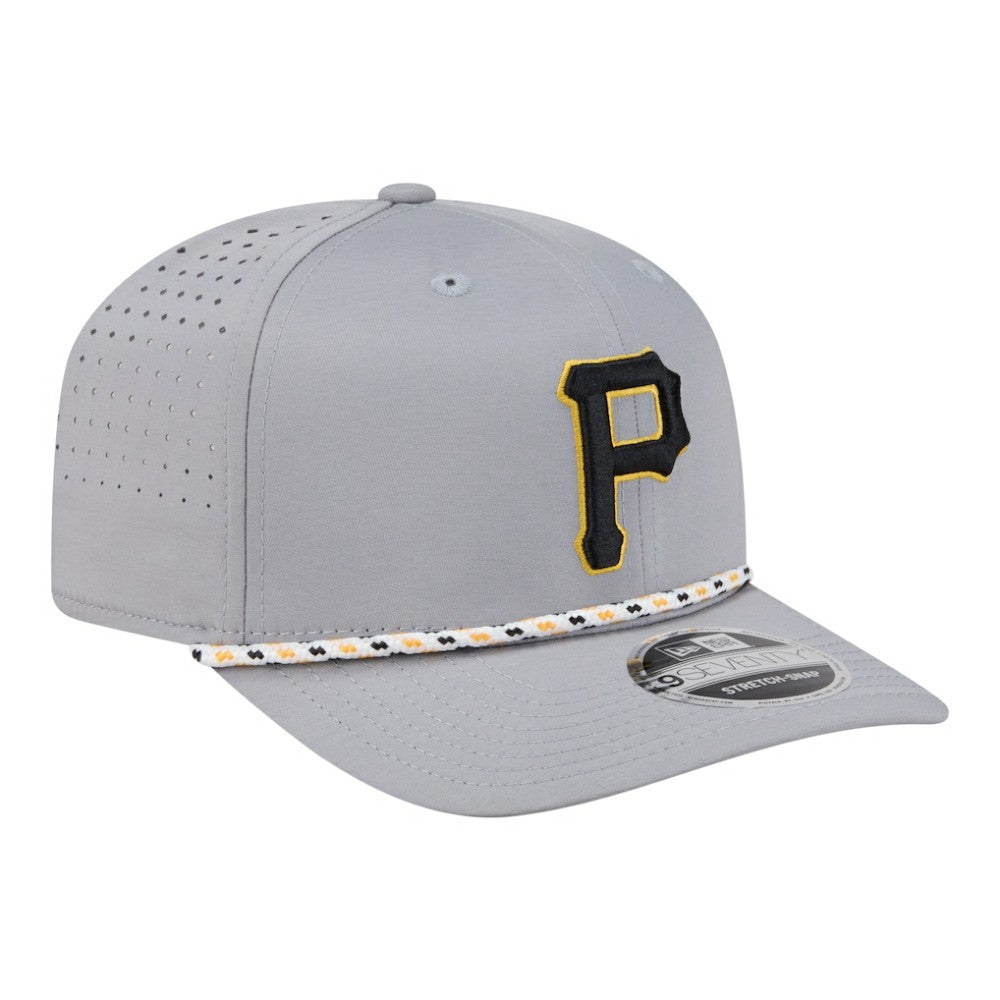 Pittsburgh Pirates Sport Rope 9SEVENTY Adjustable Hat - Gray | New Era