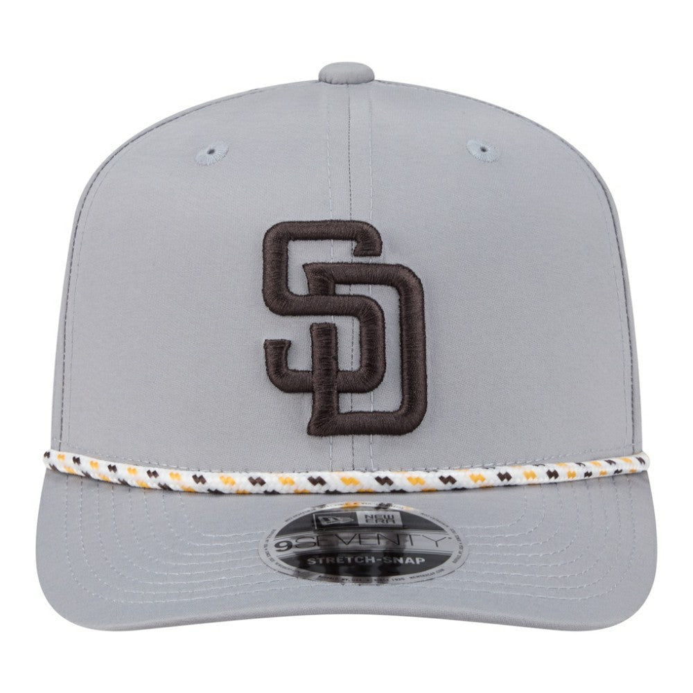 San Diego Padres Sport Rope 9SEVENTY Adjustable Hat - Gray | New Era