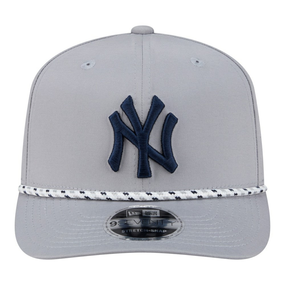 New York Yankees Sport Rope 9SEVENTY Adjustable Hat - Gray | New Era