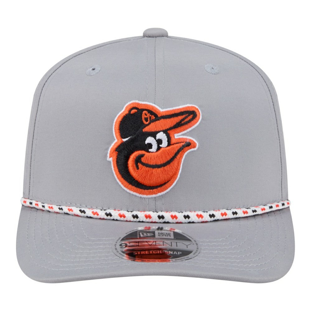 Baltimore Orioles Sport Rope 9SEVENTY Adjustable Hat - Gray | New Era