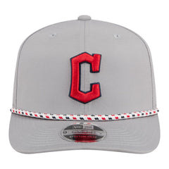 Cleveland Guardians Sport Rope 9SEVENTY Adjustable Hat - Gray | New Era
