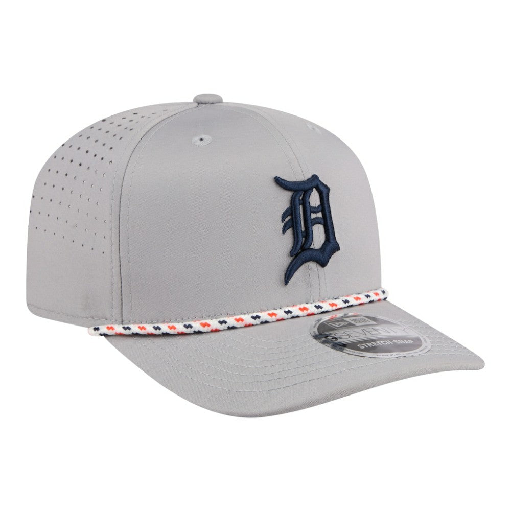 Detroit Tigers Sport Rope 9SEVENTY Adjustable Hat - Gray | New Era