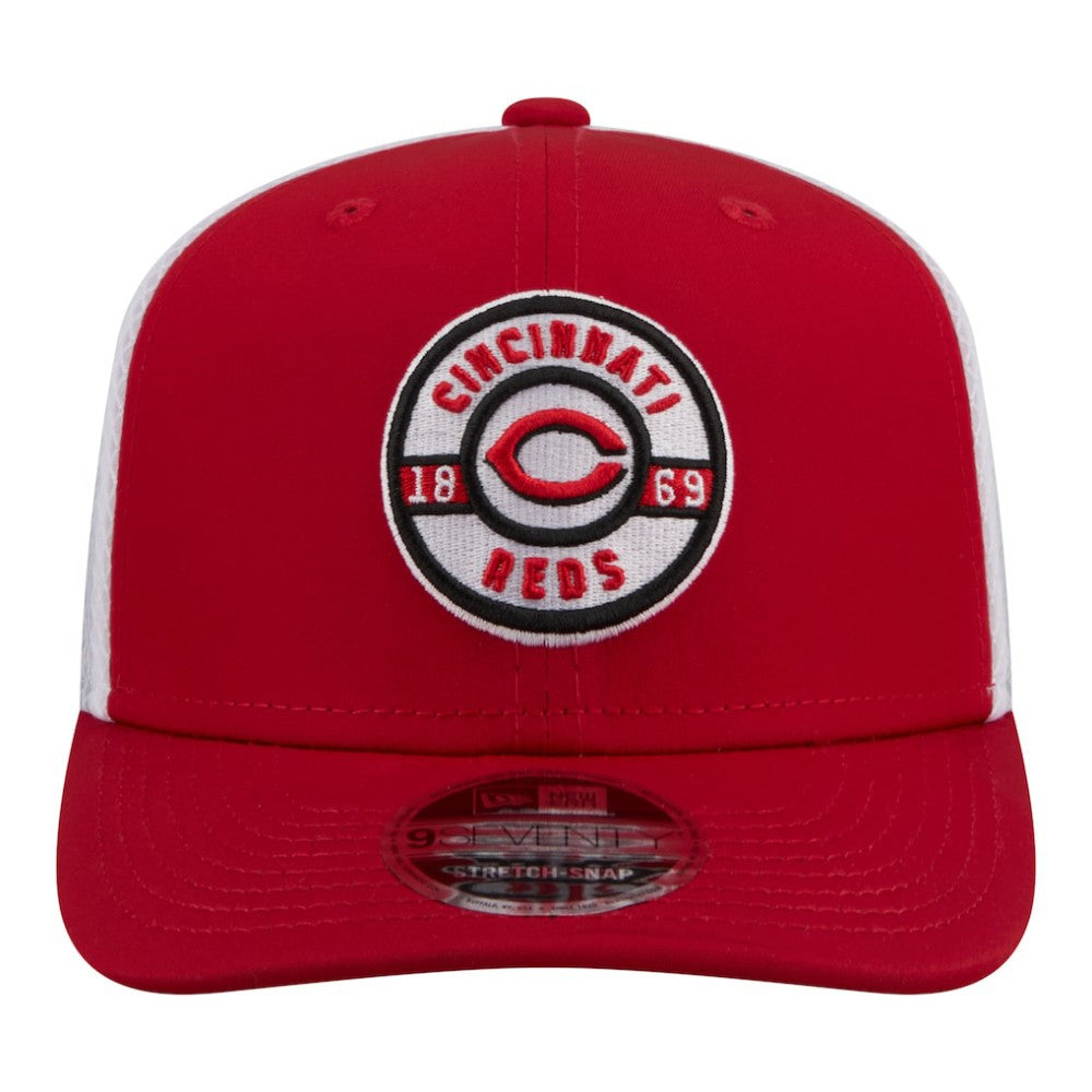 Cincinnati Reds Active 9SEVENTY Adjustable Trucker Hat - Red | New Era