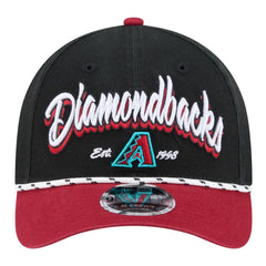 Arizona Diamondbacks Team Loyal 9FORTY M-Crown Adjustable Hat - Black/Red | New Era