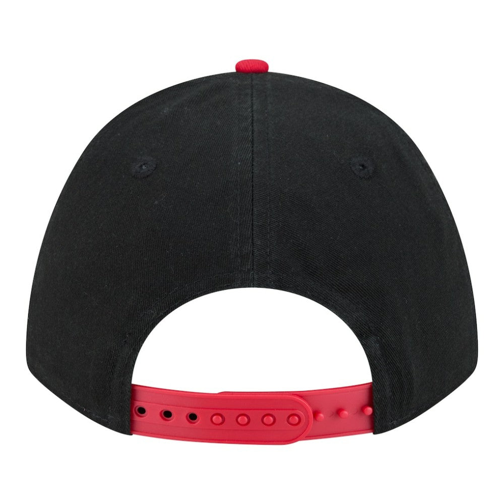 Cincinnati Reds Team Loyal 9FORTY M-Crown Adjustable Hat - Black/Red | New Era