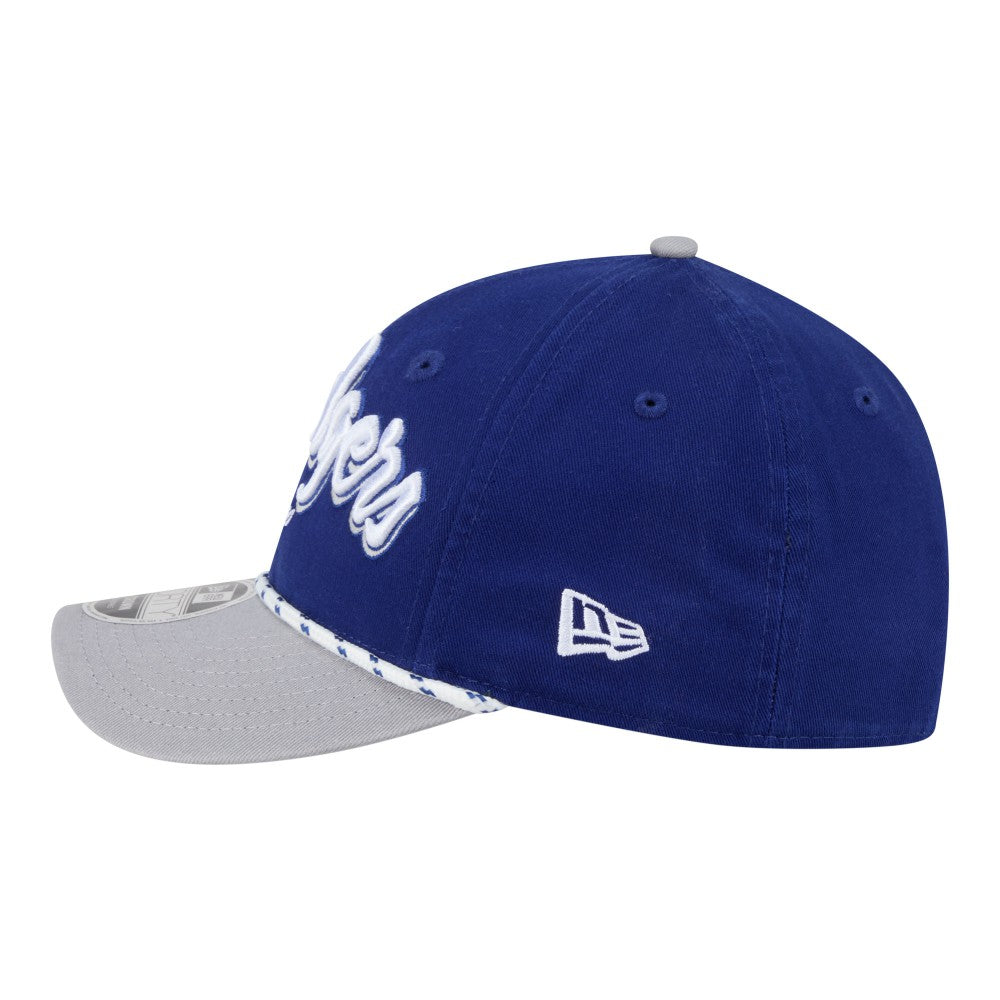 Los Angeles Dodgers Team Loyal 9FORTY M-Crown Adjustable Hat - Royal/Gray | New Era