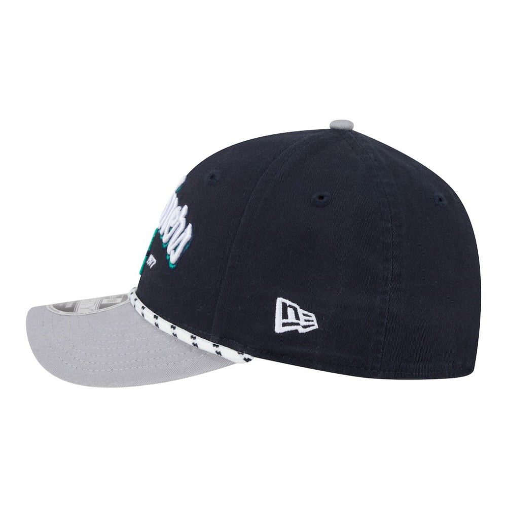 Seattle Mariners Team Loyal 9FORTY M-Crown Adjustable Hat - Navy/Gray | New Era
