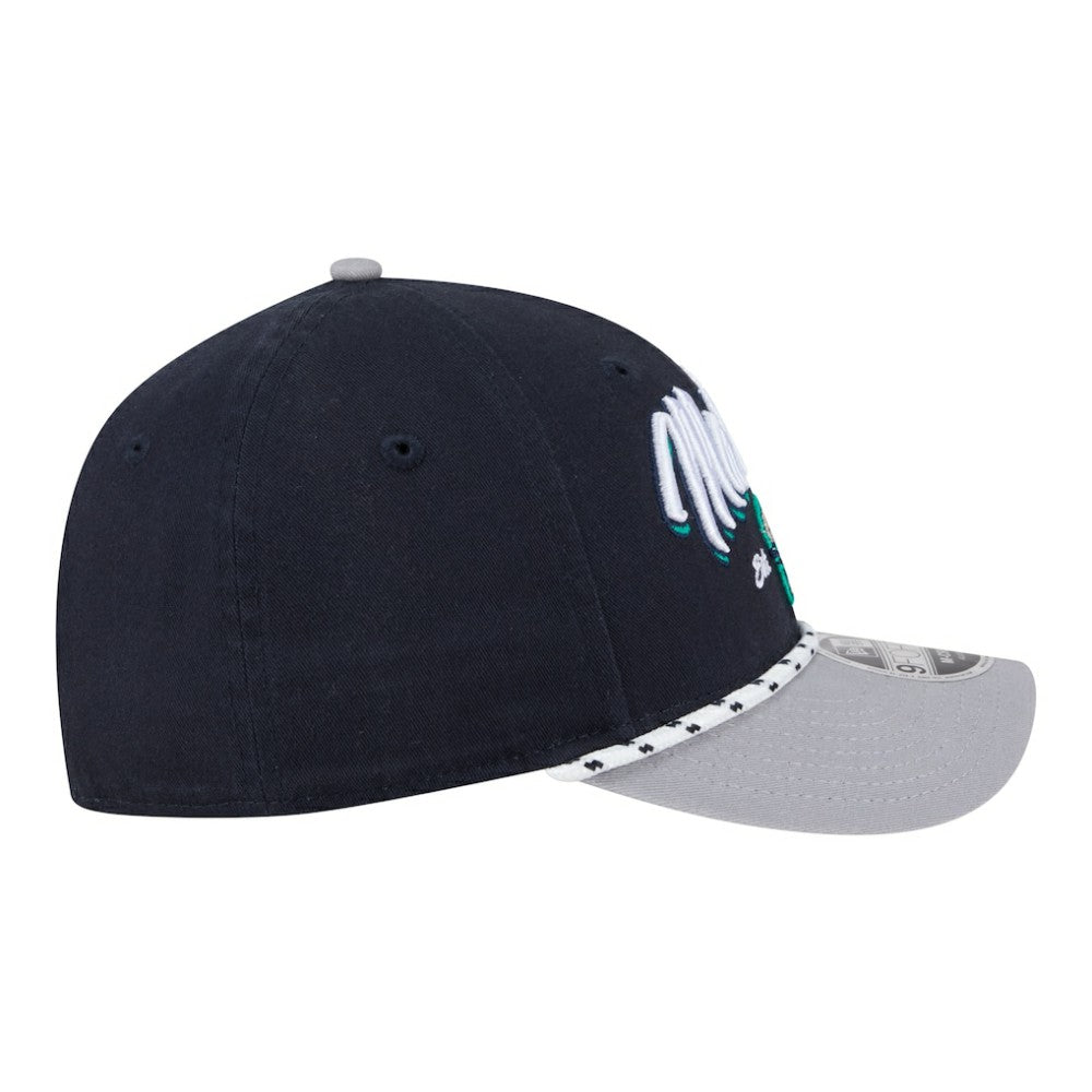 Seattle Mariners Team Loyal 9FORTY M-Crown Adjustable Hat - Navy/Gray | New Era