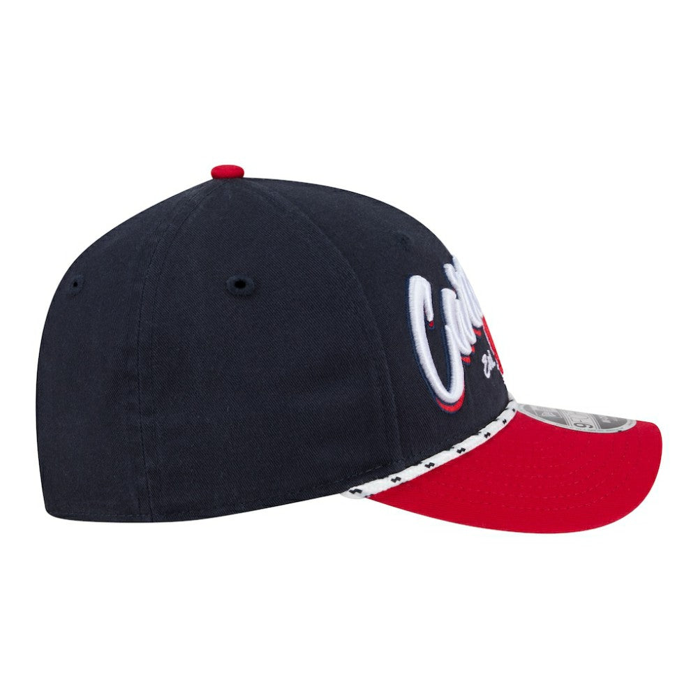 St. Louis Cardinals Team Loyal 9FORTY M-Crown Adjustable Hat - Navy/Red | New Era
