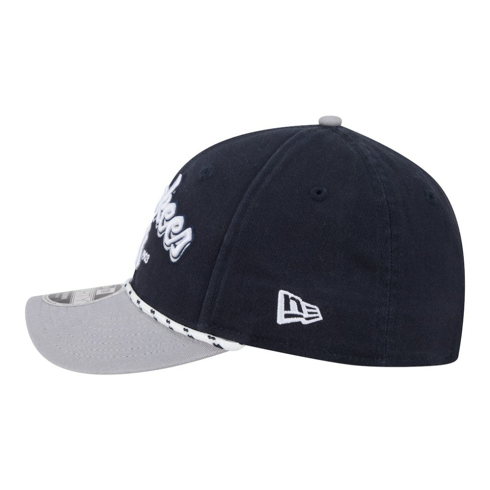 New York Yankees Team Loyal 9FORTY M-Crown Adjustable Hat - Navy/Gray | New Era