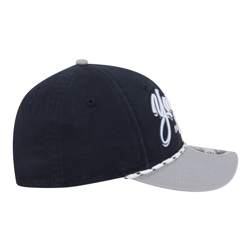 New York Yankees Team Loyal 9FORTY M-Crown Adjustable Hat - Navy/Gray | New Era