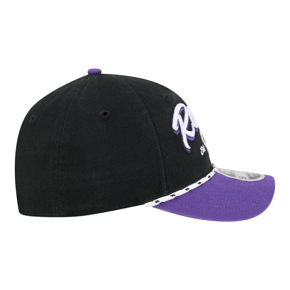 Colorado Rockies Team Loyal 9FORTY M-Crown Adjustable Hat - Black/Purple | New Era