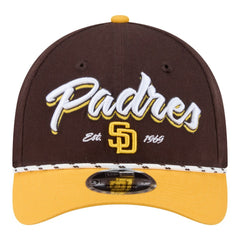 San Diego Padres Team Loyal 9FORTY M-Crown Adjustable Hat - Brown/Gold | New Era
