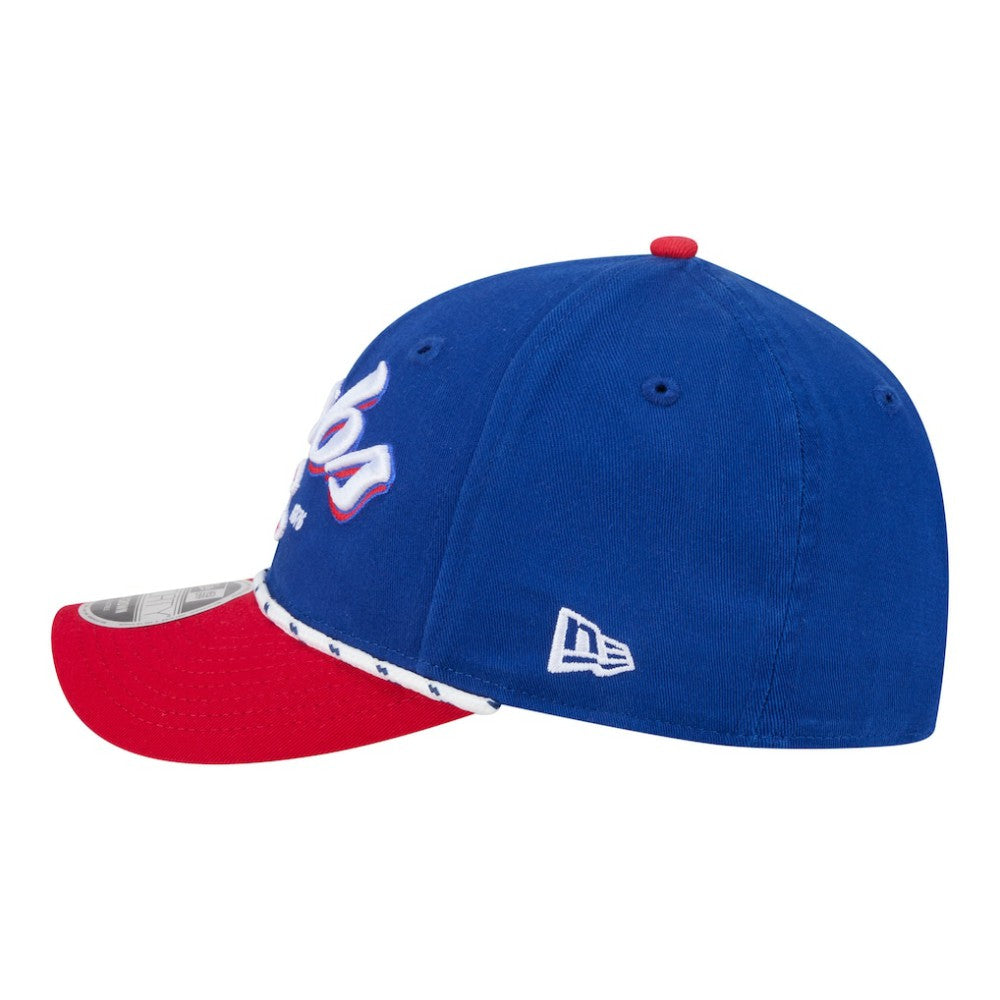 Chicago Cubs Team Loyal 9FORTY M-Crown Adjustable Hat - Royal/Red | New Era