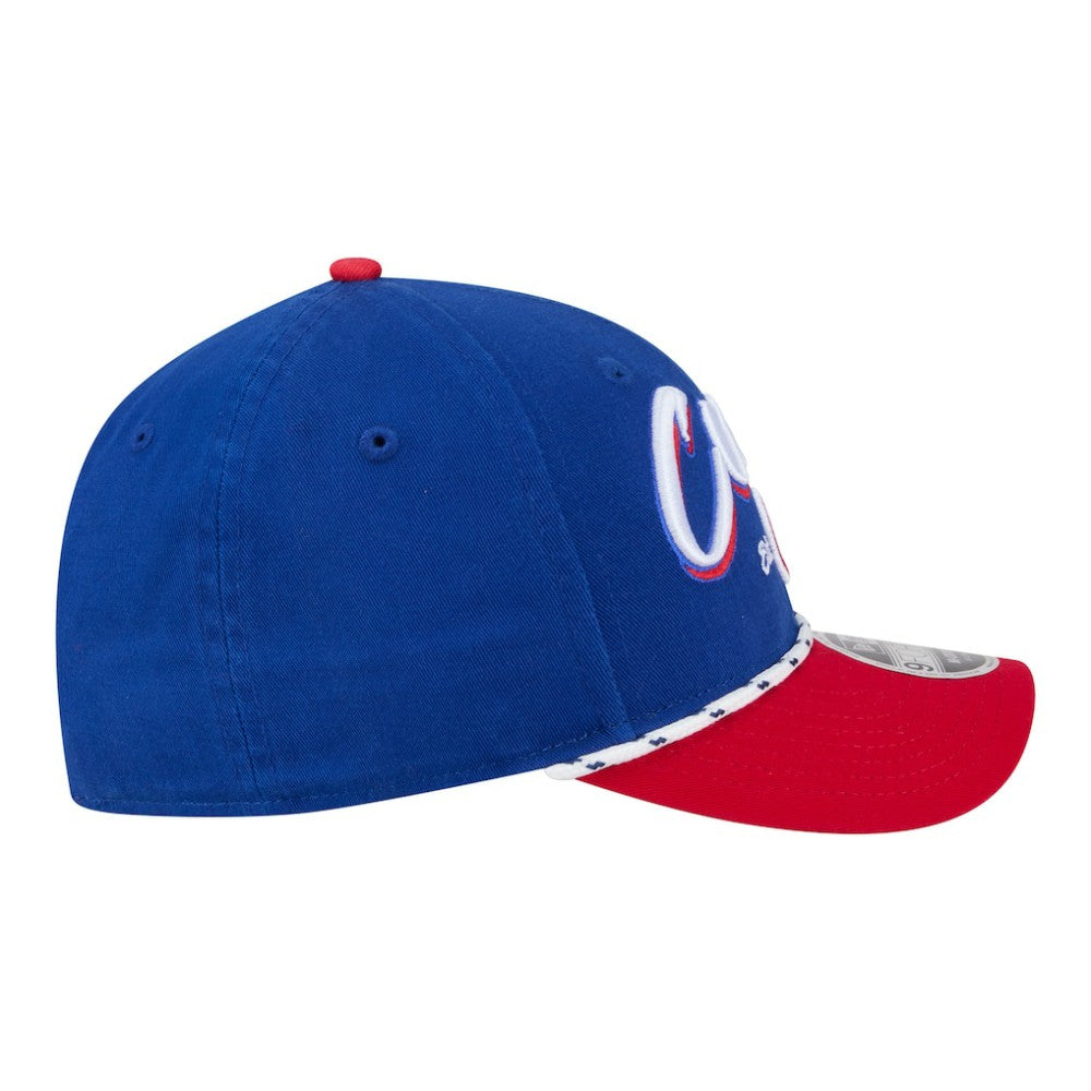 Chicago Cubs Team Loyal 9FORTY M-Crown Adjustable Hat - Royal/Red | New Era