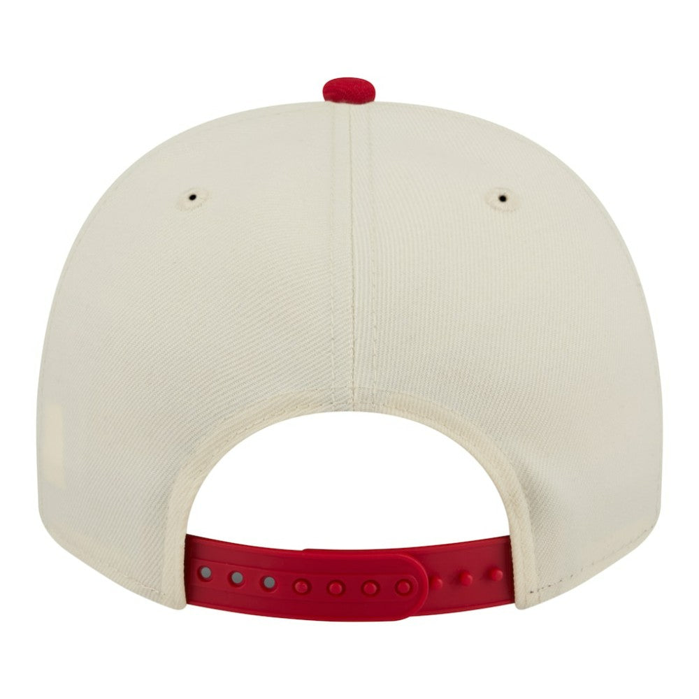 Cincinnati Reds Throwback Tri-Hit A-Frame 9FIFTY Adjustable Hat - Cream | New Era
