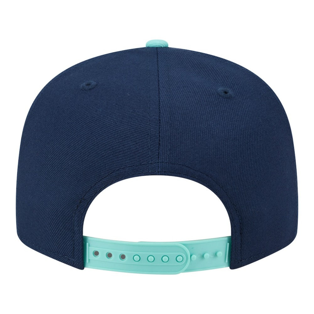Los Angeles Angels Two-Tone Color Pack 9FIFTY Snapback Hat - Navy/Turquoise | New Era