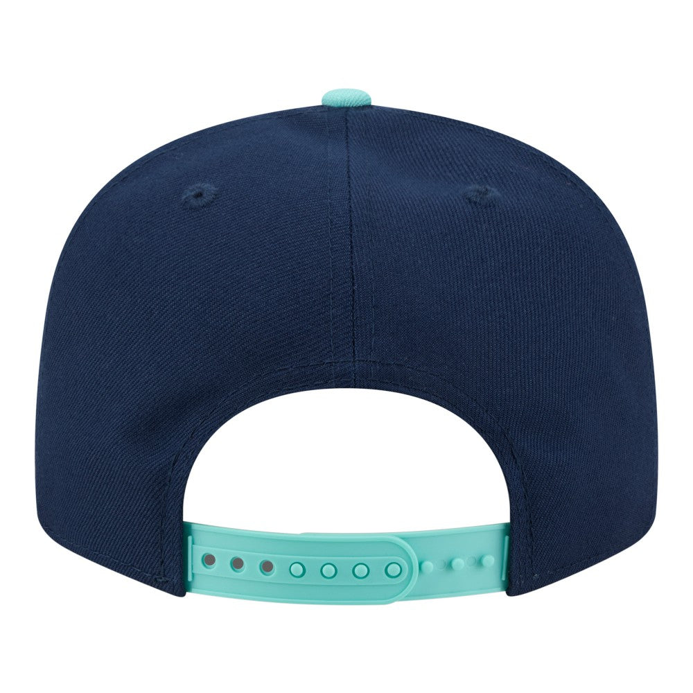 Los Angeles Dodgers 2-Tone Color Pack 9FIFTY Snapback Hat - Navy/Turquoise | New Era