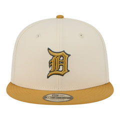Detroit Tigers 2-Tone Color Pack 9FIFTY Snapback Hat - Light Beige/Khaki | New Era