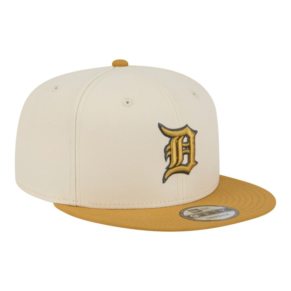 Detroit Tigers 2-Tone Color Pack 9FIFTY Snapback Hat - Light Beige/Khaki | New Era