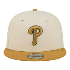 Philadelphia Phillies Two-Tone Color Pack 9FIFTY Snapback Hat - Light Beige/Khaki | New Era