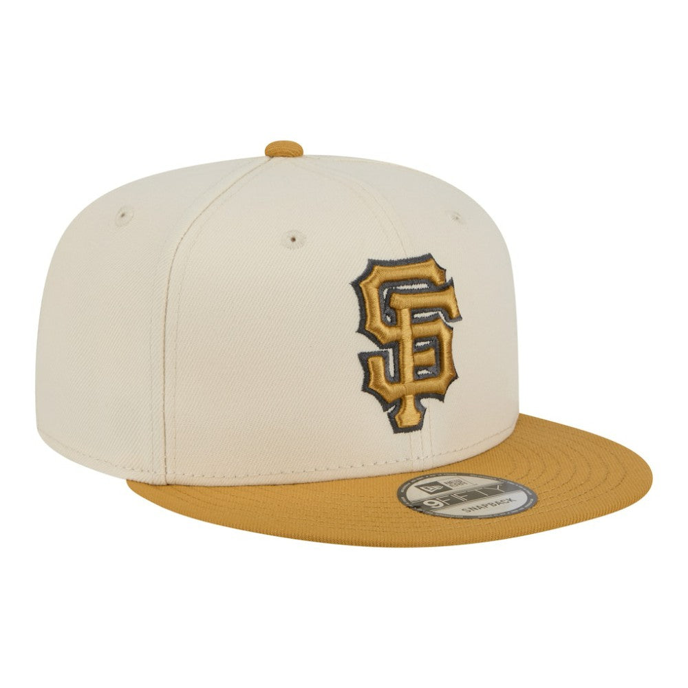 San Francisco Giants 2-Tone Color Pack 9FIFTY Snapback Hat - Light Beige/Khaki | New Era
