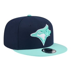 Toronto Blue Jays 2-Tone Color Pack 9FIFTY Snapback Hat - Navy/Turquoise | New Era
