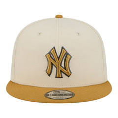New York Yankees 2-Tone Color Pack 9FIFTY Snapback Hat - Light Beige/Khaki | New Era