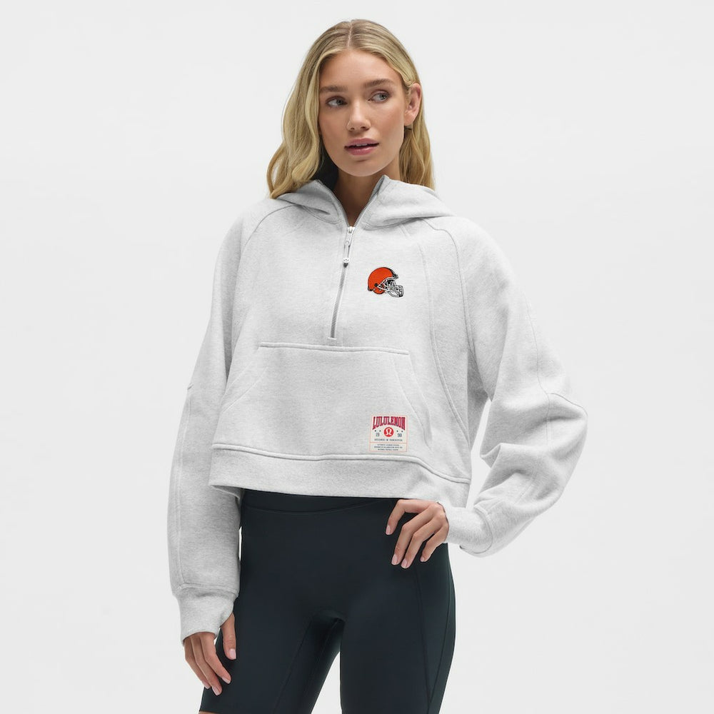 NFL Cleveland Browns lululemon Women's Scuba Oversized Half-Zip Hoodie