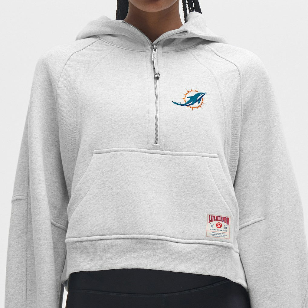 NFL Miami Dolphins lululemon Women's Scuba Oversized Half-Zip Hoodie