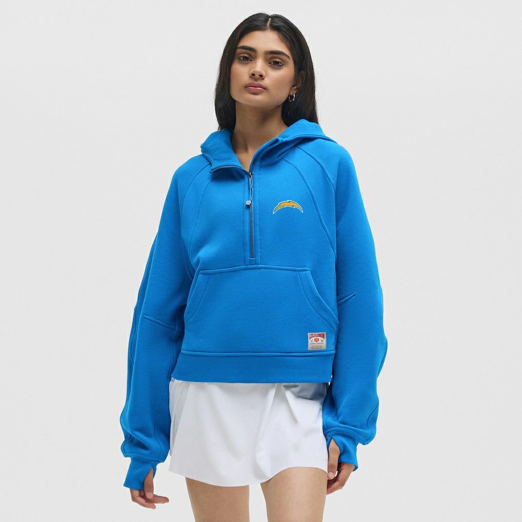 NFL Los Angeles Chargers lululemon Women's Scuba Oversized Half-Zip Hoodie