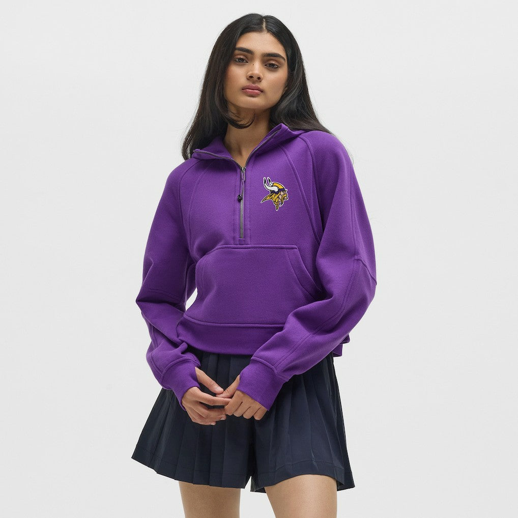 NFL Minnesota Vikings lululemon Women's Scuba Oversized Half-Zip Hoodie
