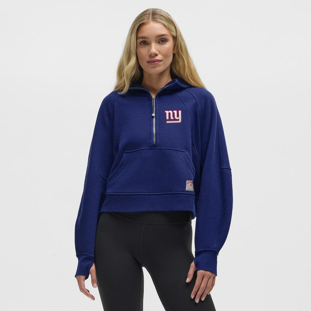 NFL New York Giants lululemon Women's Scuba Oversized Half-Zip Hoodie