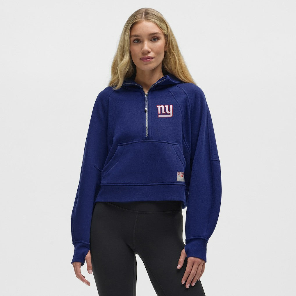 NFL New York Giants lululemon Women's Scuba Oversized Half-Zip Hoodie