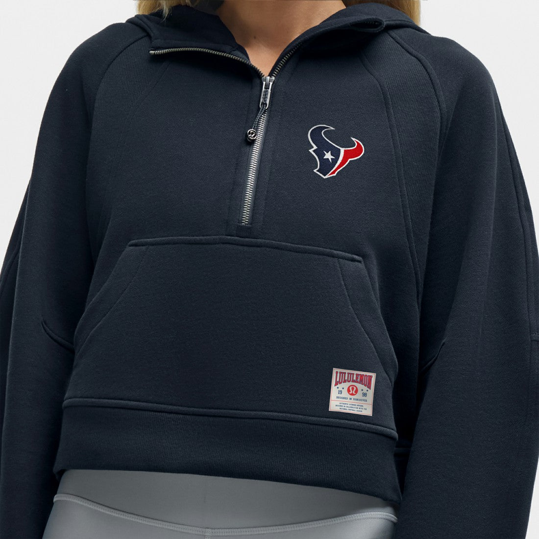 NFL Houston Texans lululemon Women's Scuba Oversized Half-Zip Hoodie