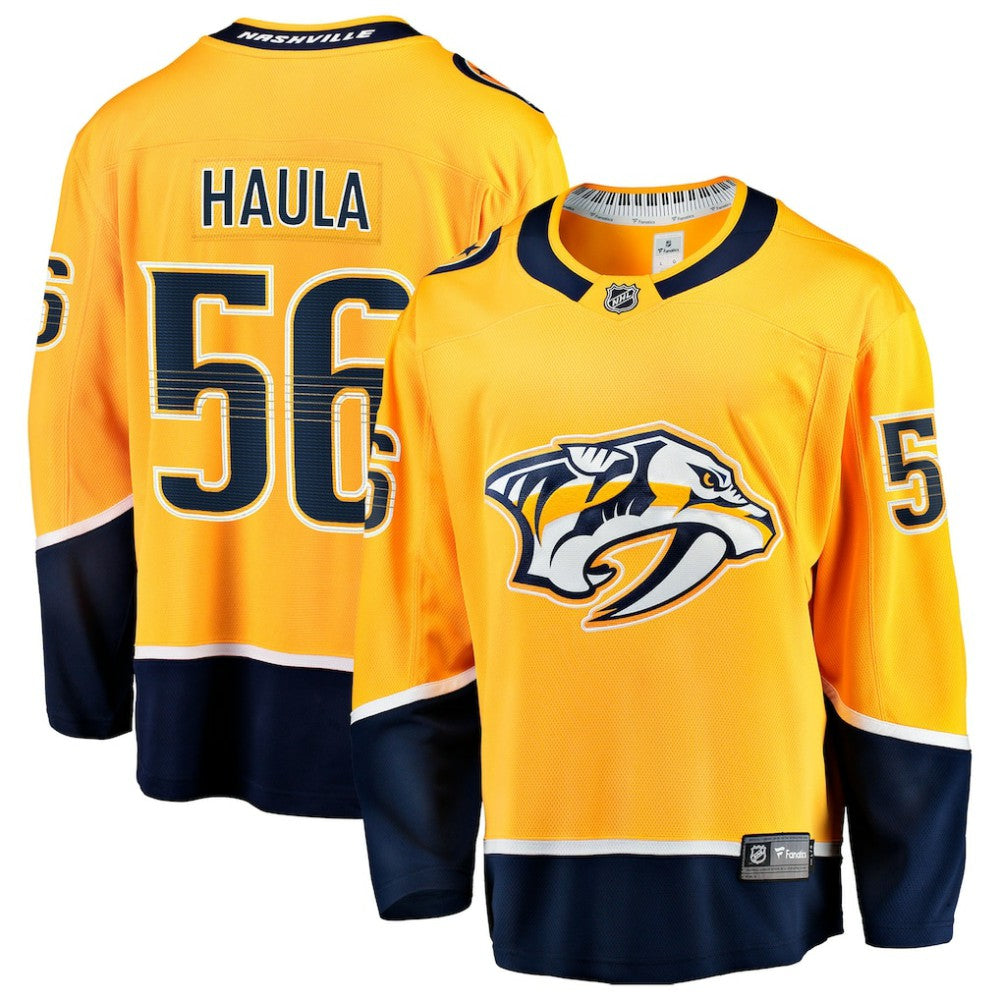 Erik Haula Nashville Predators Fanatics Home Breakaway Jersey