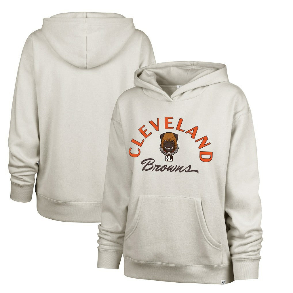 NFL Cleveland Browns '47 Women's Dawg Pound XL Whirlwind Naomi Pullover Hoodie