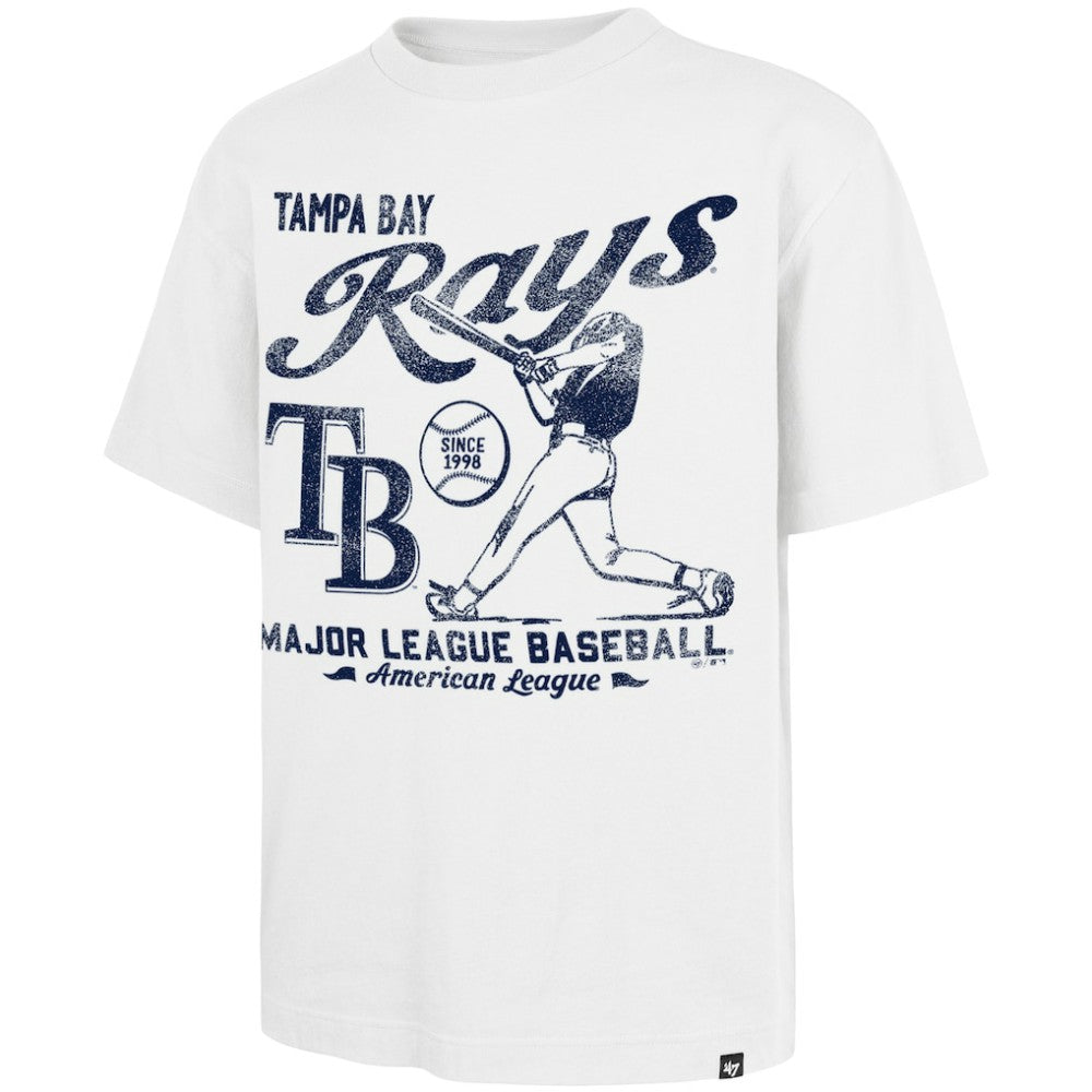 Tampa Bay Rays Regional Batter Foundation T-Shirt - White | 47 brand