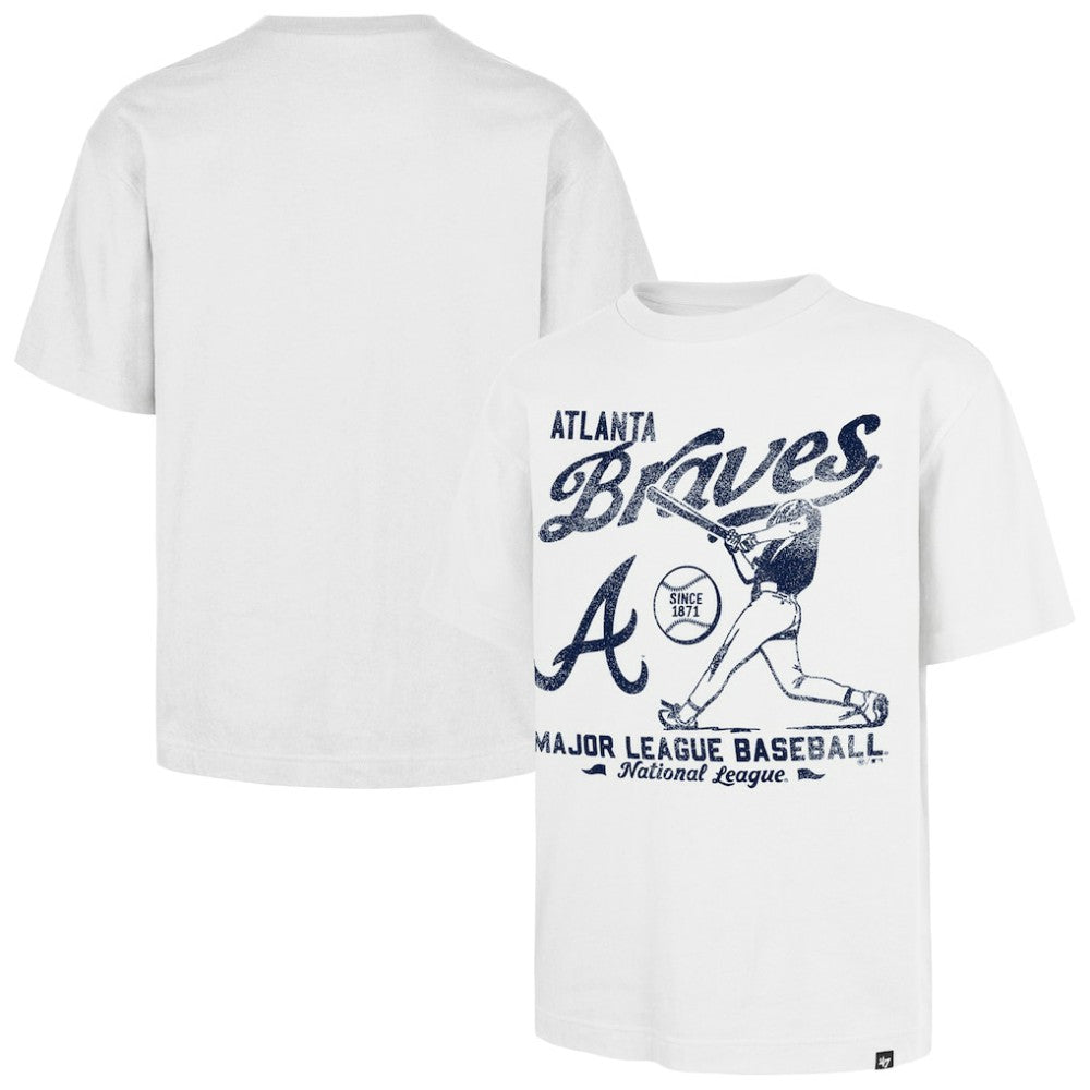 Atlanta Braves Regional Batter Foundation T-Shirt - White | 47 brand