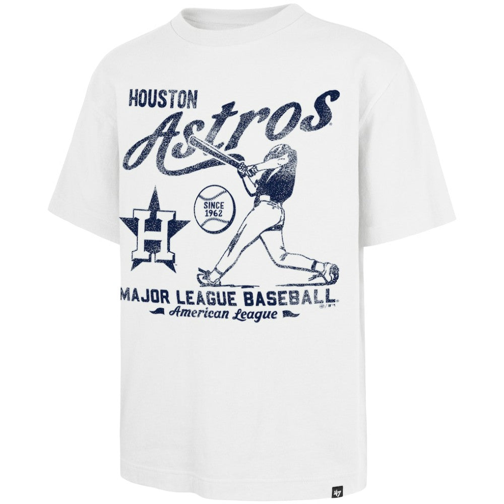 Houston Astros Regional Batter Foundation T-Shirt - White | 47 brand