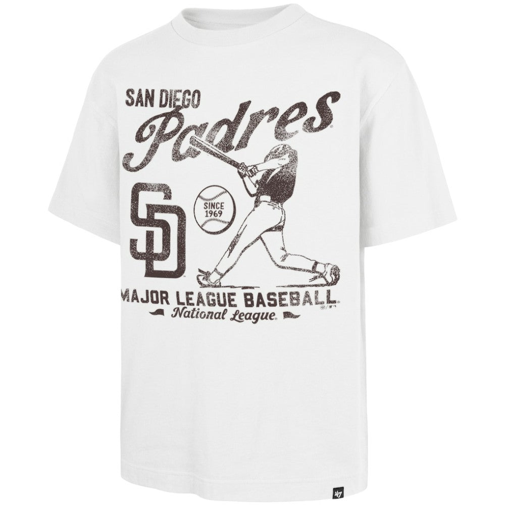 San Diego Padres Regional Batter Foundation T-Shirt - White | 47 brand