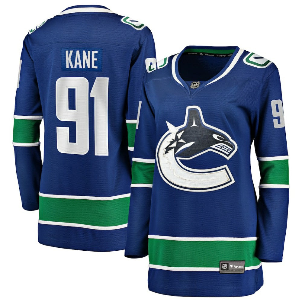 Evander Kane Vancouver Canucks Fanatics Women's Home Breakaway Player Jersey