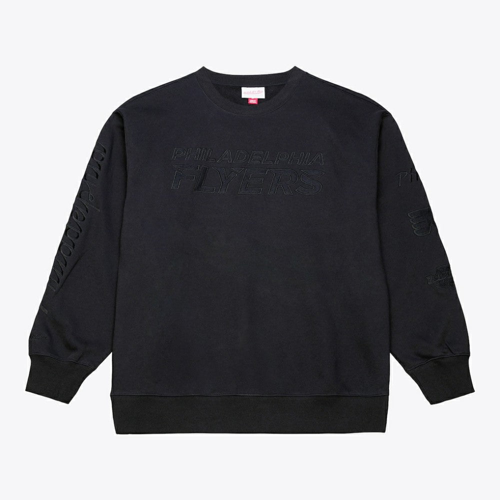 Philadelphia Flyers Mitchell & Ness Phantom Fleece Crew Neck Sweatshirt